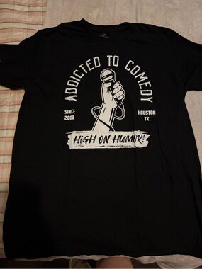 High on Humor! Black Graphic Tee